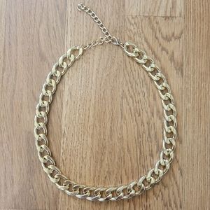 Styled Collection Gold Curb Chain Necklace NWT